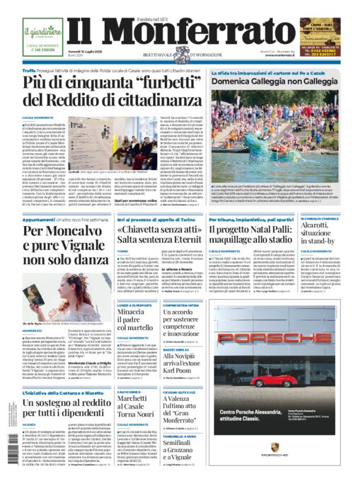 Il Monferrato - Edizione 54 del 15/07/2022